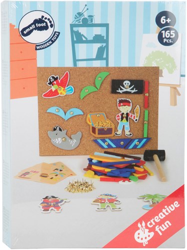 Small Foot jeu de marteau pirate jouet en bois pour enfants