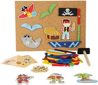 Small Foot jeu de marteau pirate jouet en bois pour enfants-2