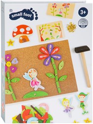 Small Foot jeu de marteau fée - jouet en bois planche à clouer contes