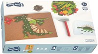 Small Foot jeu de marteau jouet en bois nature et animaux créatif