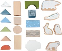 Small Foot blocs de construction en bois Arctic - jouet en bois FSC 20 pièces