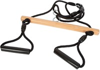 Small Foot balançoire trapèze en bois avec anneaux de gymnastique Black Line-3