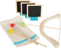 Small Foot ensemble arc et flèches en bois - jouet sportif pour enfants-2