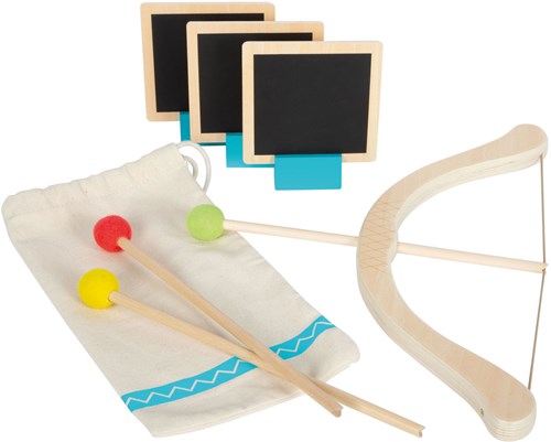 Small Foot ensemble arc et flèches en bois - jouet sportif pour enfants-2