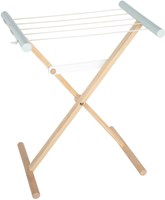 Small Foot étendoir à linge jouet en bois pour enfants poupées maison