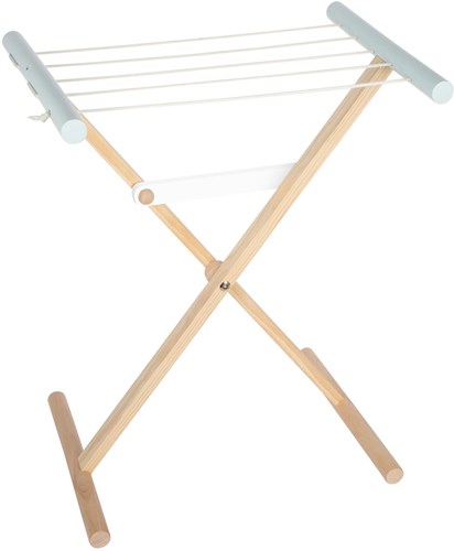 Small Foot étendoir à linge jouet en bois pour enfants poupées maison