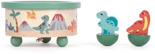 Small Foot boîte à musique en bois dinosaure - jouet enfant certifié FSC-3