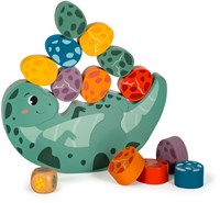 Small Foot jeu d'équilibre en bois dinosaure - jouet éducatif 14 pièces-2