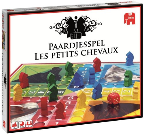 Jumbo Jeu des Petits Chevaux - Jeu de société pour enfants et adultes