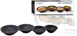 Cuisine Performance Serveerschaal 28x9x2,5cm mat zwart