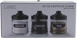 Cuisine Performance voorraadpot 8,50x10cm set 3 stuks