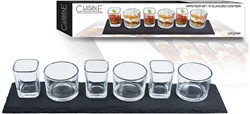 Cuisine Performance Aperatief set leisteen