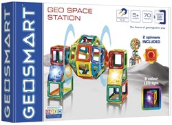 GeoSmart jouet de construction magnétique Station GeoSpace 70 pièces station spatiale