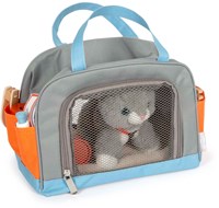 Small Foot chat en peluche - jouet doux avec sac de transport et set de soins-3