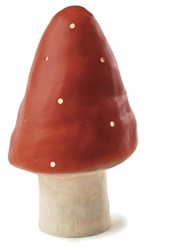 Egmont Toys Heico lampe champignon 15x28 cm rouge