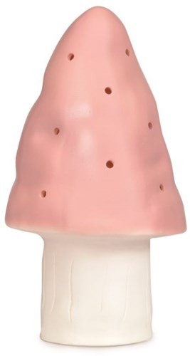 Egmont Toys Heico lampe champignon 28 cm rose vintage