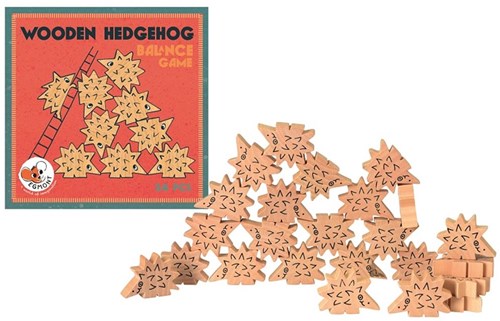 Egmont Toys Jeu du hérisson en bois 17x17x4,5 cm