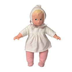 Egmont Toys Baby doll Lily Corps souple 32 cm peint à la main