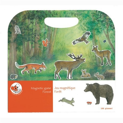 Egmont Toys Livre magnétique : Jeu magnétique Forêt