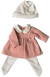 Egmont Toys Vêtements de poupée blanc/rose