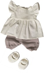 Egmont Toys Ensemble de vêtements pour poupée chocolat/blanc