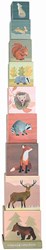 Egmont Toys Cubes à empiler animaux de la forêt 15x15x15 cm