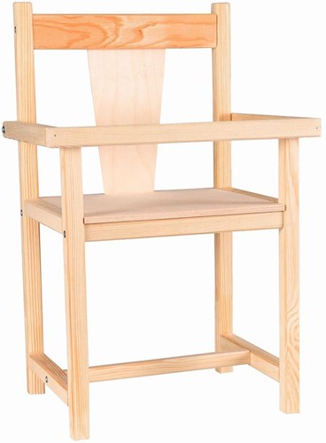 Egmont Toys Chaise de poupée en bois 23x18x40 cm