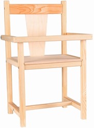 Egmont Toys Chaise de poupée en bois 23x18x40 cm