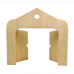 Egmont Toys Théâtre de table en bois 48x28x45 cm