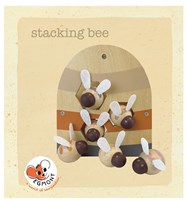 Egmont Toys Boîte à formes en bois Abeilles 17x18x6,5 cm-2