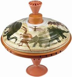 Egmont Toys toupie métal dinosaure - jouet toupie 18 cm