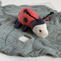 Egmont Toys doudou coccinelle coton cadeau bébé naissance-2