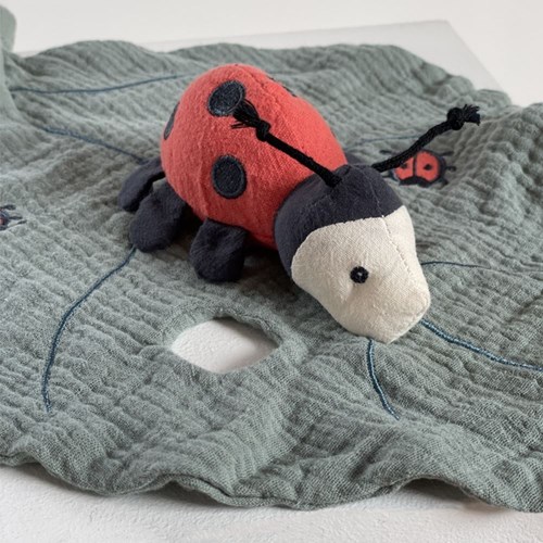 Egmont Toys doudou coccinelle coton cadeau bébé naissance-2