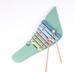 Egmont Toys xylophone en bois crocodile jouet musical dès 2 ans