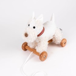 Egmont Toys chien à tirer en bois Lola jouet dès 1 an