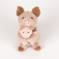 Egmont Toys peluche cochon avec bébé - jouet doux cochon 0+-2