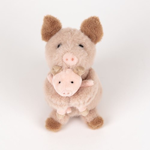 Egmont Toys peluche cochon avec bébé - jouet doux cochon 0+-2