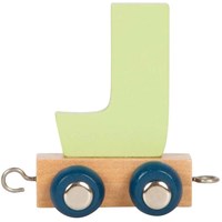 Small Foot train de lettres en bois Polar - lettre J - train jouet