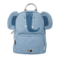 Trixie sac à dos enfant Mrs. Elephant - cartable imperméable bleu