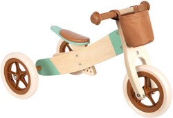 Small Foot tricycle draisienne en bois caramel brun pour enfants