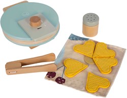 Small Foot gaufrier en bois set de jeu - cuisine jouet 10 pièces