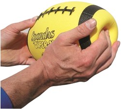 Megaform ballon de football américain SuperSafe taille 7 jaune noir entraînement