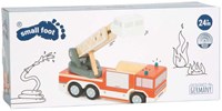 Small Foot camion de pompier en bois jouet avec échelle rotative