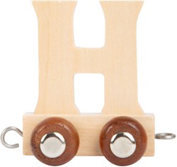 Small Foot train de lettres en bois H - lot de 12 pièces - jouet