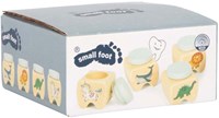 Small Foot boîtes à dents en bois - set de 4 avec motifs animaux