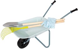 Small Foot ensemble d'outils de jardin avec brouette pour enfants jouet 5 pièces