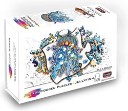 Eureka puzzle en bois - méduse arc-en-ciel - 106 pièces de plaisir