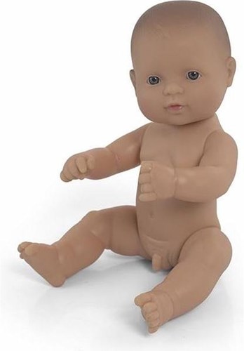 Miniland Poupée Bébé Garçon Parfum Vanille Étanche 32cm Enfant Poupée