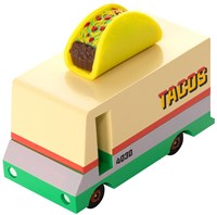 Candylab bus jouet en bois Taco Van - bus rétro coloré-2
