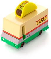Candylab bus jouet en bois Taco Van - bus rétro coloré-3